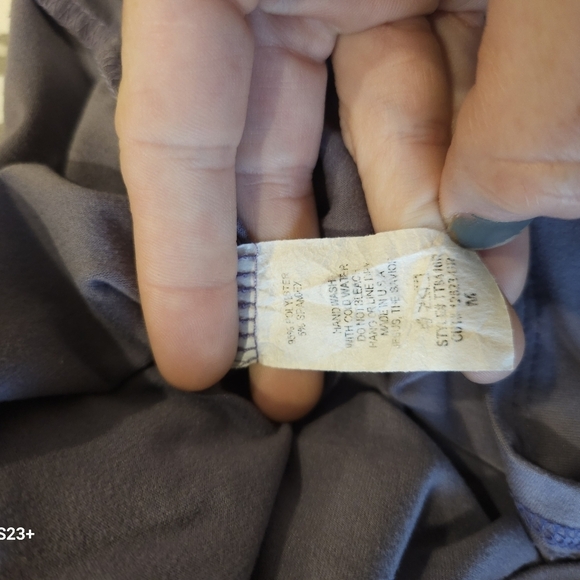 Woman's Lavender Purple shoes sleeve faux wrap midi vneck dress with pockets - Picture 8 of 8